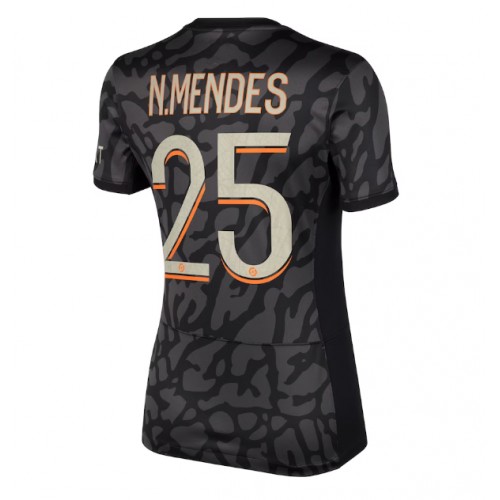 Maillot de foot Paris Saint-Germain Nuno Mendes #25 Troisième Femmes 2023-24 Manches Courte